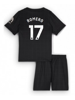 Tottenham Hotspur Cristian Romero #17 Dječji Gostujuci Dres kompleti 2025-26 Kratak Rukavima (+ kratke hlače)